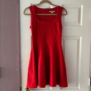 Banana Republic Vibrant Red Mini Dress